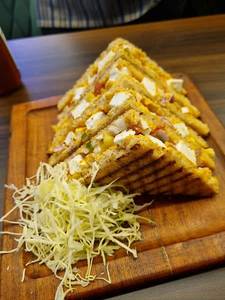 Spicy Paneer Grilled Sandwich