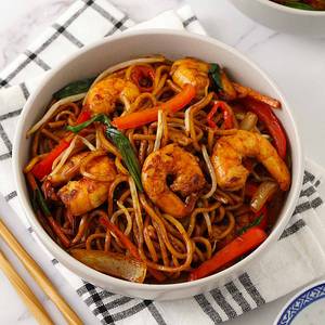 Prawns noodles