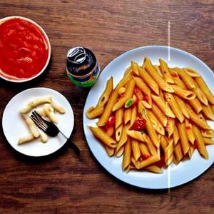 Pasta + Fries + Coke [200ml]