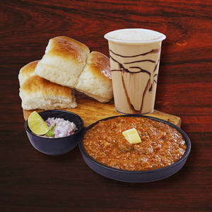 1 Geeta Pav Bhaji + 2 Extra Pav + 1 Bev