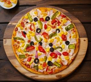 Crunchy capsicum pizza 7 inch