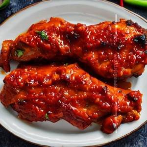 Slice Chicken Hot Garlic Sauce