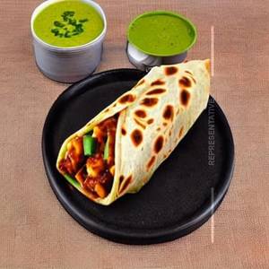 Veg Cheese Chilli Manchurian Wrap