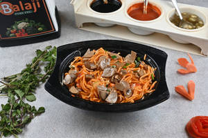 Mushroom Schezwan Noodles