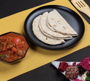 South Indian Chicken Curry & 3 Phulka Roti