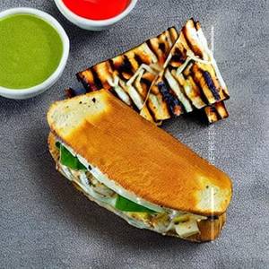 Mushroom Paneer - Grilled Sandwich