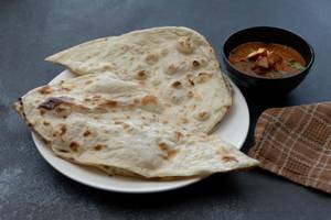 2 butter naan with butter chicken