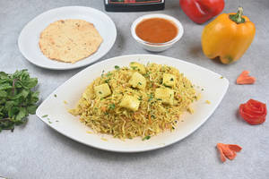 Cheese Pulav (with Curry)