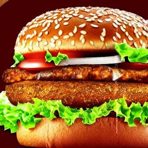 Burger hut super burger 