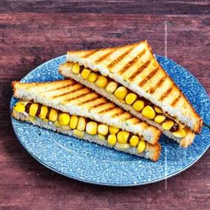 Sweet Corn Cheese Grilled Sandwich