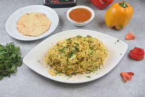 Paneer Pulav (with Curry) (pure Milk Paneer)