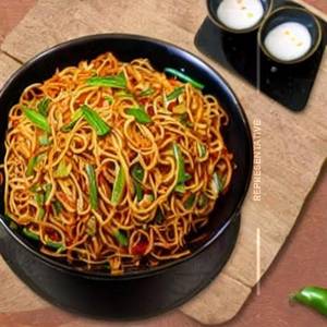 Chilli Egg  Garlic Noodle