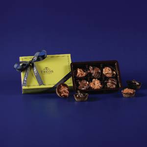 6 Pc Assorted Chocolate Nut Clusters 90 Gms