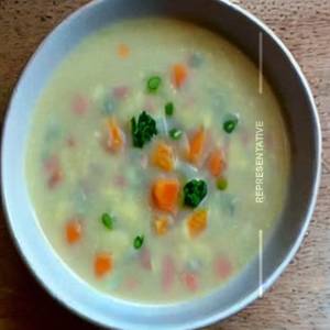 Cream on Veg. Soup
