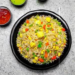 Corn Fried Rice Veg Half