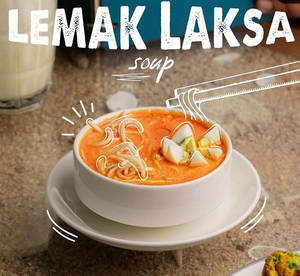 Lemak Laksa Prawns