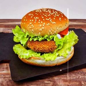 Crispy Chicken & Cheese Burger