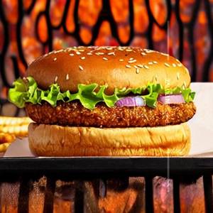 Spicy grilled burger 