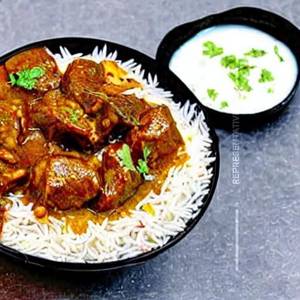 Mutton Boti Chawal