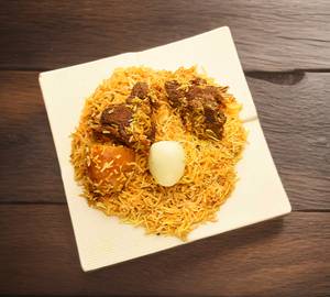 Jumbo Double Mutton Dum Biryani [1000 Ml]