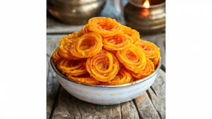 Desi Ghee Kesariya Jalebi