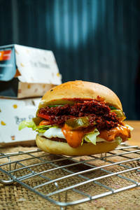 Veg Lava Burger