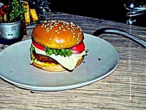 Jain Cheese Burger