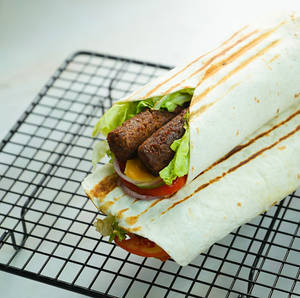 Veg Seekh Kebab Wrap