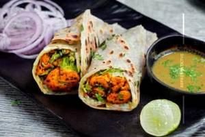 Veg Fish Tikka Roll