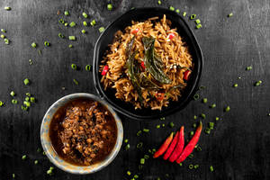 Soggy Thai Basil Fried Rice Chicken