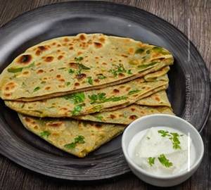 Desi Ghee Onion Paratha