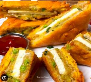 Cheese bread pakoda   [pc]