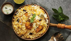 Hyderabadi Chicken Dum Biryani