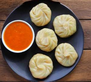 Chicken Peri Peri Momos (6 Pieces) Steamed