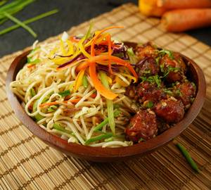 Veg Manchurian + Noodles
