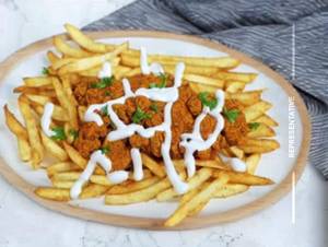 Chicken Keema Fries