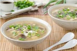 Chicken With Mushroom Clear Soup