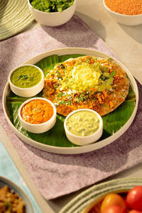 Open Butter Masala Dosa