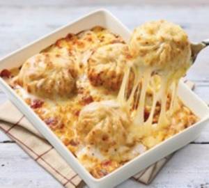 Baked Cheese Momo  Veg