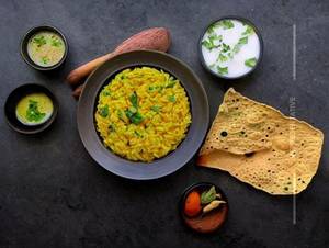Green Moong Dal Khichdi Full