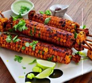 Corn Seekh Kebab