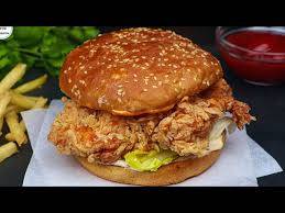 Chicken zinger burger