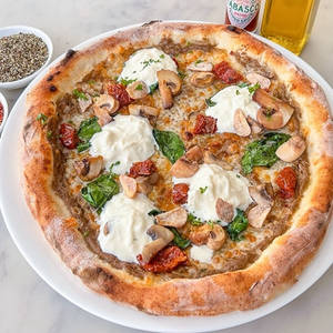 Wild Mushroom & Burrata Pizza