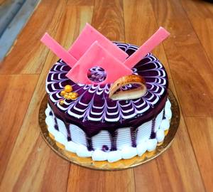 Eggless Blueberry cake