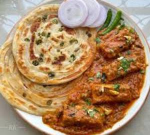 Paneer Tikka Masala with 4 Tawa BUTTER ROTI