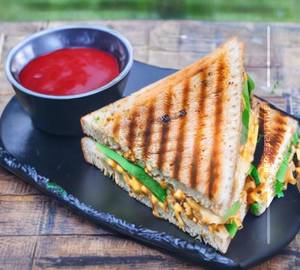Paneer sandwich grilled