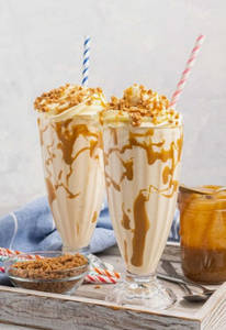 Buttertscotch Ice Cream Shake