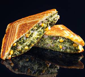 Spinach Corn Toast
