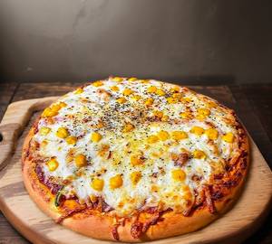 Cheese corn pizza