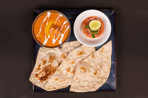 Butter Chicken With Butter Naan